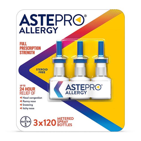 Astepro Adult Nasal Spray 120 ml./bottle, 3 pk.